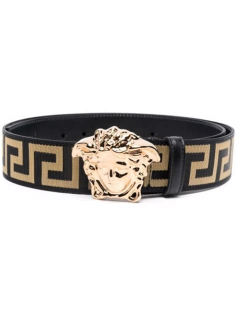 red patent leather versace belt|farfetch Versace belt for men.